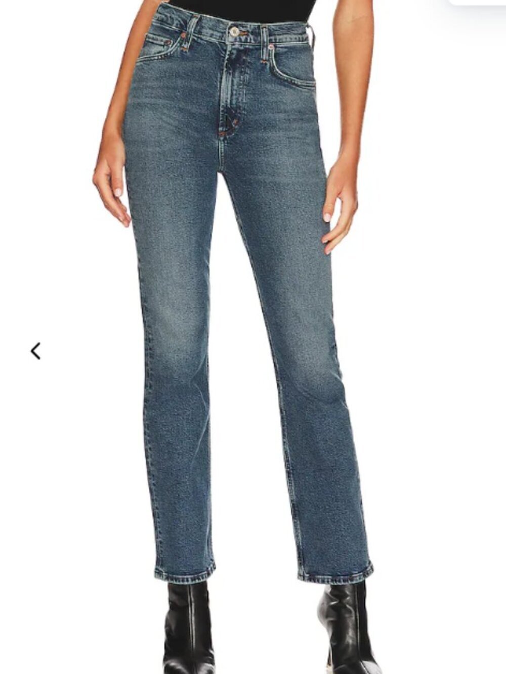 AGOLDE Vintage High Rise Bootcut Jeans in Prophesy Size 24